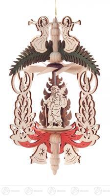 Baumschmuck Wärmespiel Weihnachten Engel Kerze, Weihnachtsmann Reh,Schlitten,zum Hängen Breite x