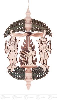 Baumschmuck Wärmespiel Rollbaum Engel, Engelchor, zum Hängen Breite x Höhe x Tiefe 12 cmx15 cmx12 cm