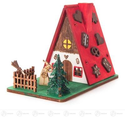 Ersatzteile & Bastelbedarf Bastelsatz-Räucherhaus Hexenhaus 30-teilig Breite x Höhe x Tiefe 10,5