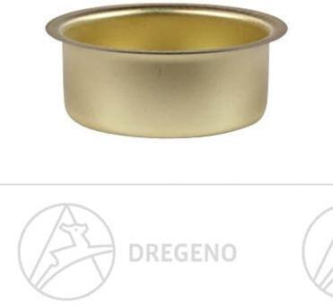 Ersatzteile & Bastelbedarf Messingtülle (Teelichthalter) 18mm (tief) 10 Stück Breite x Höhe x Tiefe 