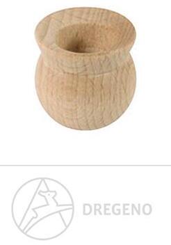 Ersatzteile & Bastelbedarf Holztülle Kugelform 100 Stück Breite x Höhe x Tiefe 2,4 cmx2,4 cmx2,4 cm