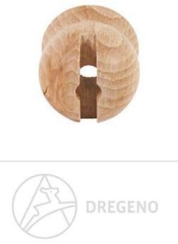 Ersatzteile & Bastelbedarf Holztülle Kugelform, 4mm geschl. 20 Stück Breite x Höhe x Tiefe 2,5