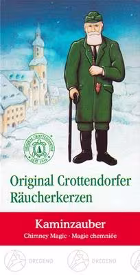 Räucherkerzen-Zubehör – Set aus 24 dunkelbraunen Räucherkerzen, Duft Kaminzauber, handgefertigt, Höhe 2,6 cm - Räucherkerzen Kaminzauber von ...
