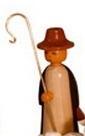 Miniaturfigur Hirte bunt Höhe=5cm