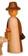 Miniaturfigur – Josef naturbelassen – HxBxT 6x2,5x1,5cm