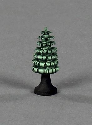 Tischdekoration Ringelbaum mit Stamm grün Höhe 30mm