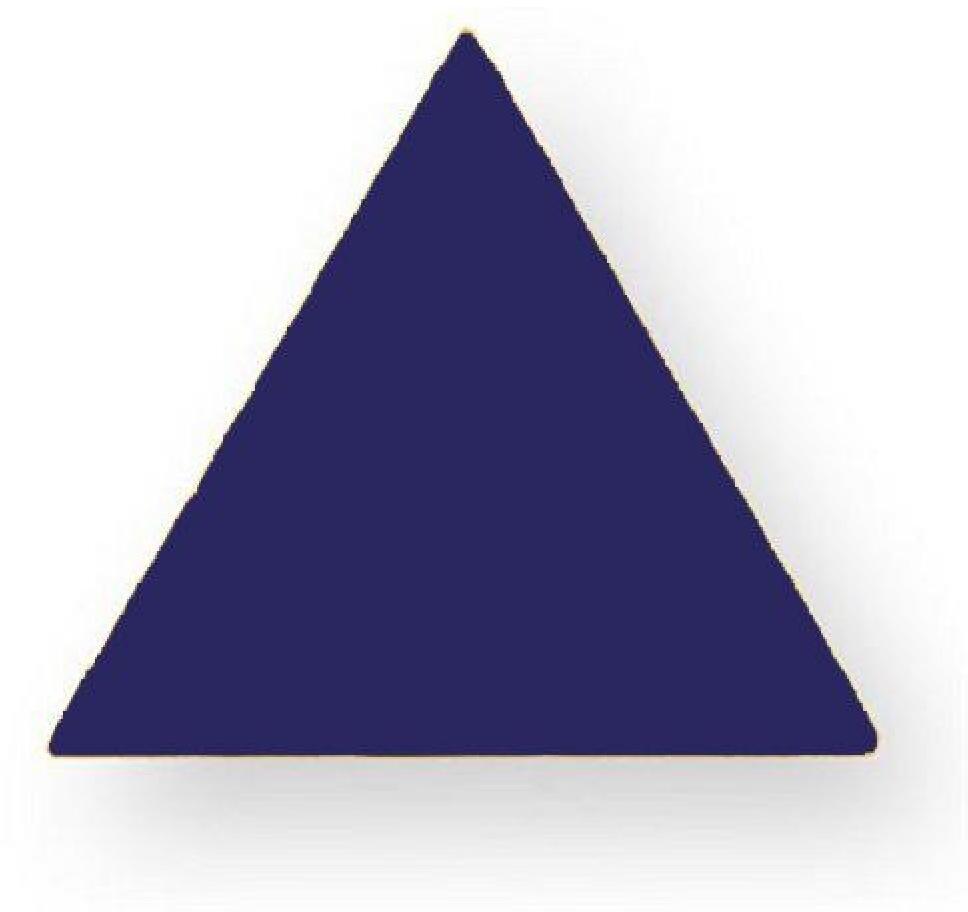 Holzspielzeug Legematerial 24 blaue gleichseitige Dreiecke 25 mm von SINA Spielzeug GmbH, einzelnes