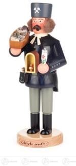 Räuchermann Bergmann Erzträger mit Grubenlampe Breite x Höhe x Tiefe 9 cmx21 cmx8,5 cm