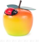 Spardose Apfel mit Käfer Breite x Höhe x Tiefe 9,5 cmx9 cmx9 cm
