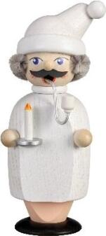 Räucherfigur – Schlafmütze mit rotem Mantel und Mütze, detailreich bemalt – BxHxT 6 x 15 x 6 cm