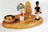 Tischdekoration Kerzensockel Engel & Bergmann bunt Größe 7 cm