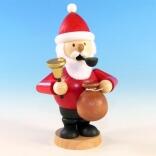 Räuchermann Weihnachtsmann mit Geschenkesack Höhe=12cm