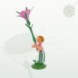Miniaturfigur Blumenmädchen mit Winde Höhe 12cm