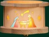 Teelichtlaterne Geburt Christi Höhe= 5,5cm