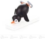 Miniatur Pinguin Eiskunstläufer Höhe ca 3,5 cm