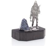 Miniaturbergwerk - Bergmann Altvater aus Zinn mit Edelstein - BxHxT 8,5x9,5x6cm