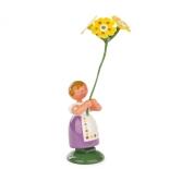 Miniaturfigur Blumenmädchen mit Himmelschlüssel Höhe 12cm
