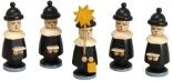 Miniaturfiguren Kurrende schwarz Höhe 2,7 cm