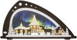 Schwibbogen LED Weihnachten unterm Polarlicht BxHxT 66x33,8x6cm