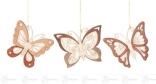 Ostern & Frühjahr Behang Schmetterling (6) Höhe ca 4,7 cm