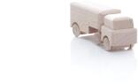 Holzspielzeug - Miniaturfahrzeug Lastenauto mit Auflieger Natur - HxBxT 3,5x9x3cm