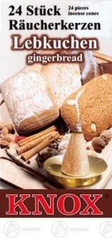 Räucherkerzen – harmonischer Lebkuchenduft für Räuchermännchen, traditionell gefertigt, Höhe = 2.8