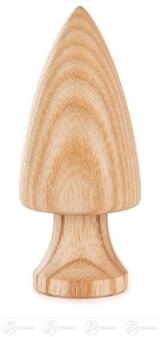Holzbaum – schlichter handgefertigter Dekobaum mit natürlichem Stamm aus Holz von Dregeno, 9 cm hoch