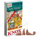 Räucherkerzen – mit süß-nussigem Mandelduft und winterlichem Motiv – BxHxT = 6,5 x 12 x 2,2 cm