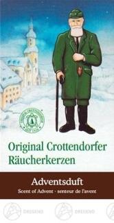 Räucherkerzen-Zubehör – handgefertigte Crottendorfer Adventsduft-Kerzen, Set aus 24 Stück – Höhe 2,6