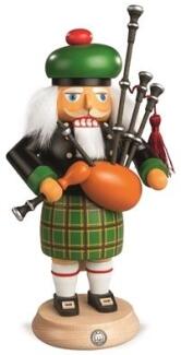 Nussknacker – detailreicher Schotte in Hochlandtracht mit Dudelsack – BxH 15 x 27 cm