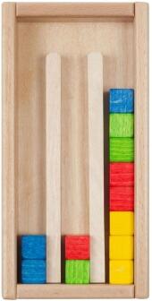 Holzspielzeug - Farben-Stapelspiel - LxBxH 100x205x35mm