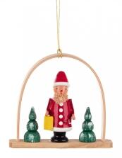 Baumbehang Weihnachtsmann im Bogen H: 7cm
