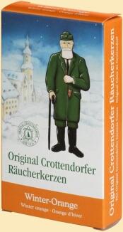 Räucherkerzen – erfrischender Orangenduft, traditionell und handgefertigt, 24 Stück – BxHxT = 6 x 11