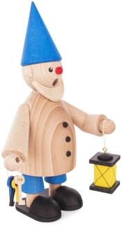 Bastelsatz Räuchermann Wichtel mit Laterne Höhe 22cm