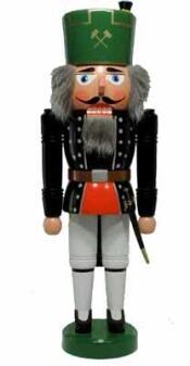 Nussknacker – Bergmann große Holzfigur, handbemalt – Höhe ca. 42 cm
