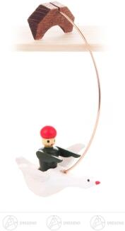 Spielzeug Schaukelgans Höhe ca 7 cm