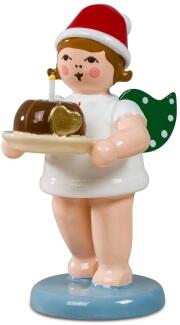 Weihnachtsengel mit Kuchen ohne Krone Höhe ca. 6cm