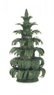 Tischdekoration Ringelbaum grün BxHxT 12x20x12mm