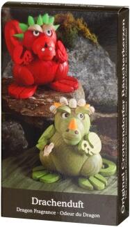 Räucherkerzen – mystischer Drachenduft, ideal für Räuchermänner, schwarz – BxHxT = 6 x 11 x 2 cm