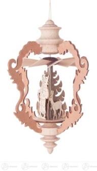 Baumschmuck Wärmespiel Barock Weihnachtsmann, zum Hängen Breite x Höhe x Tiefe 10 cmx12,5 cmx10 cm