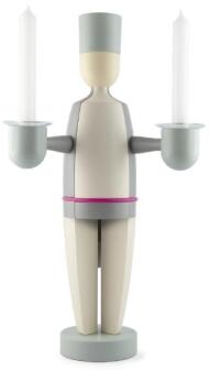 Bergmann – detailreich bemalt in schwarzer Uniform mit goldenen Akzenten, zerlegbar – HxBxT = 28 x