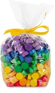 Holzspielzeug - bunte Legestäbchen „Punkte“ ca. 300 Stück - ø 1cm