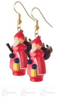 Ohrhänger – fröhliche Weihnachtsmänner mit roten Mützen und liebevollen Details, nickelfrei, im
