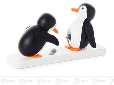 Miniatur Pinguin Nachwuchsfreude von Großhandel Dregeno, kleine Holzfigur mit Pinguin und Jungtier