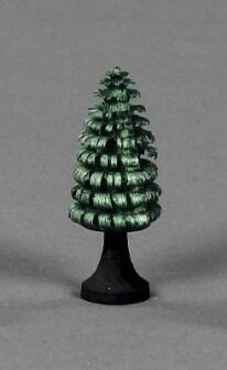 Tischdekoration Ringelbaum mit Stamm grün BxHxT 20x50x20mm