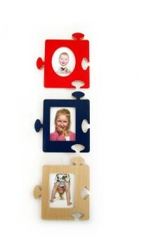 Bilderergänzungsset – buntes Puzzle, liebevoll gestaltet, passend für Messlatte 14611 – BxHxT 13,5 x