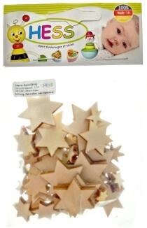 Streudeko – filigrane naturbelassene Holzsterne für festliche Anlässe – BxHxT 8 x 12,5 x 2 cm