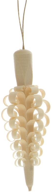 Baumbehang - Spanzapfen 3er Set 12cm - Ansicht Zapfe Einzeln - Gehört an jedem Weihnachtsbaum