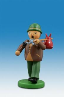 Räucherfigur Wanderer Höhe 16cm