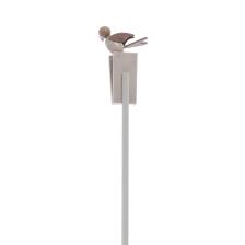Frühlingsdekoration Singvogel auf Stab natur Höhe=5cm